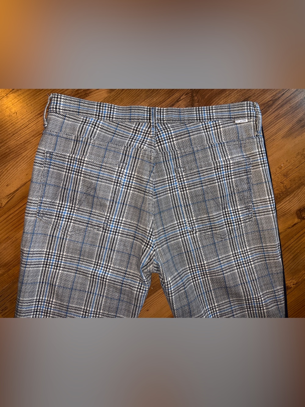 Mother Insider Ankle Plaid Tux Pants Jeans 32 - Picture 5 of 11